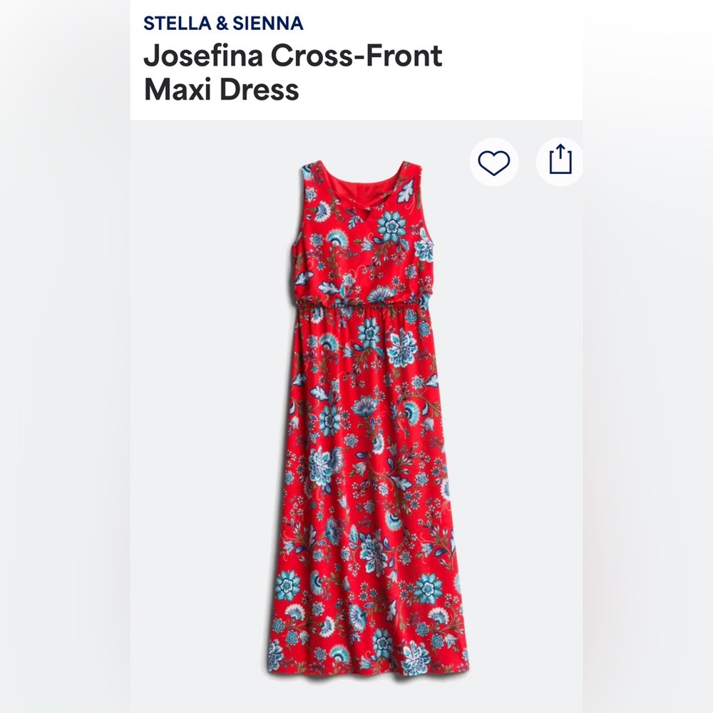 Stitch Fix Stella & Sienna floral maxi dress